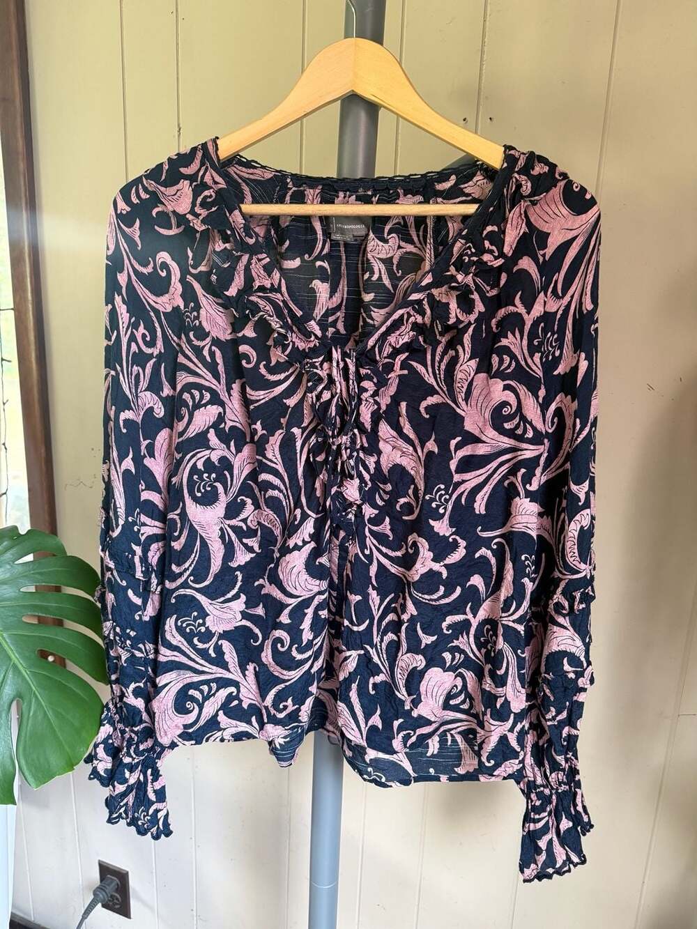 Anthropologie Colette Ruffled Blouse